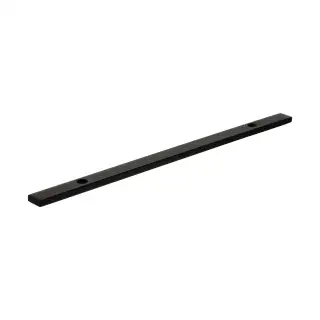 MHCBN160MB - Millhouse Brass &lpar;Narrow&rpar; Cabinet Handle Backplate 160mm - Matt Black