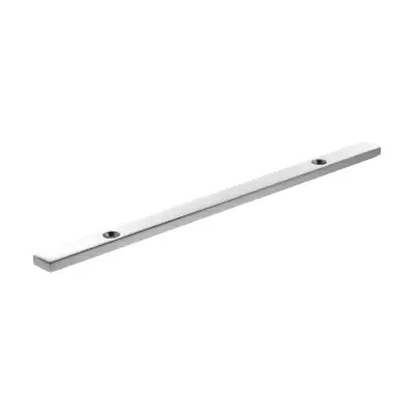 Click Here To Enlarge This Photo Of MHCBN128PC - Millhouse Brass &lpar;Narrow&rpar; Cabinet Handle Backplate 128mm - Polished Chrome