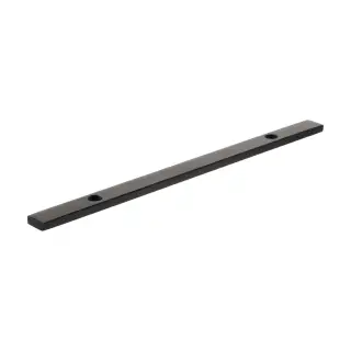 MHCBN128MB - Millhouse Brass &lpar;Narrow&rpar; Cabinet Handle Backplate 128mm - Matt Black