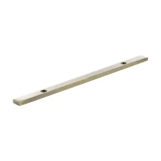 MHCBN128AB - Millhouse Brass &lpar;Narrow&rpar; Cabinet Handle Backplate 128mm - Antique Brass