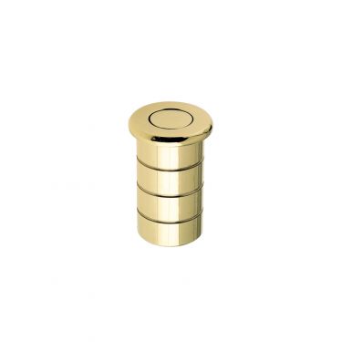 Click Here To Enlarge This Photo Of FB14 - Zoo Hardware Fulton & Bray Dust Socket for Flush Bolts &lpar;Concrete&rpar; 20mm dia&period; x 25mm Polished Brass