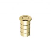 FB14 - Zoo Hardware Fulton & Bray Dust Socket for Flush Bolts &lpar;Concrete&rpar; 20mm dia&period; x 25mm Polished Brass