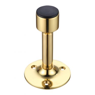 Click Here To Enlarge This Photo Of FB16 - Zoo Hardware Fulton & Bray Wall Mounted Door Stop &lpar;87mm Projection&rpar; Polished Brass