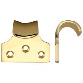 FB30 - Zoo Hardware Fulton & Bray Sash Lift 51mm x 48mm &lpar;Heavy Duty&rpar; Polished Brass