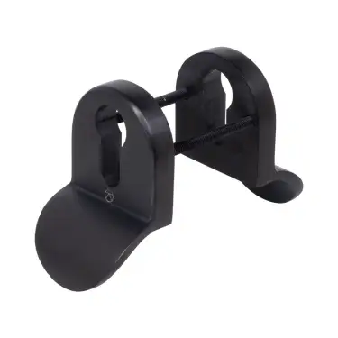 Click Here To Enlarge This Photo Of BLU Performance CP76 Euro Profile Cylinder Pull Set Back-to-Back&comma; Up to 50mm Door Thickness&comma; 316 Cast Stainless Steel&comma; Matt Black Lacquer Finish &lpar;CP76-MBL&rpar;