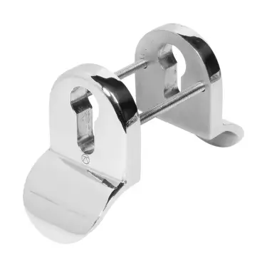 Click Here To Enlarge This Photo Of BLU Performance CP76 Euro Profile Cylinder Pull Set Back-to-Back&comma; Up to 50mm Door Thickness&comma; 316 Cast Polished Stainless Steel &lpar;CP76-PSS&rpar;