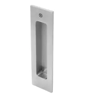 BLU Performance FP122 Glue Fix Rectangular Flush Pull&comma; 122 x 34 x 16mm&comma; 316 Solid Satin Stainless Steel &lpar;FP122-SSS&rpar;