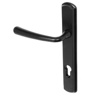 BLU Performance Pera Multipoint Door Lock Handle&comma; Dual Sprung&comma; 316 Grade Stainless Steel&comma; Matt Black Lacquer Finish &lpar;PER092-MBL&rpar;