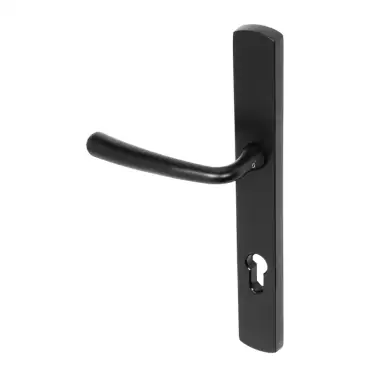 Click Here To Enlarge This Photo Of BLU Performance Pera Multipoint Door Lock Handle&comma; Dual Sprung&comma; 316 Grade Stainless Steel&comma; Matt Black Lacquer Finish &lpar;PER095-MBL&rpar;