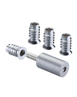 Click Here To Enlarge This Photo Of FB31SCBP - Zoo Hardware Fulton & Bray Roller Sash Stops 29mm &lpar;2 x Stops &plus; 4 x Ferrules&rpar; Satin Chrome