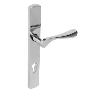 BLU Performance Regent Left Hand Multipoint Door Lock Handle&comma; Dual Sprung&comma; 316 Grade Polished Stainless Steel &lpar;REG095-LH-PSS&rpar;