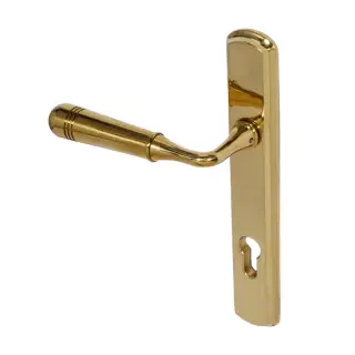 BLU Performance Opera Multipoint Door Lock Handle&comma; Dual Sprung&comma; 316 Grade Stainless Steel&comma; PVD Polished Brass Finish &lpar;TBH092-PPB&rpar;