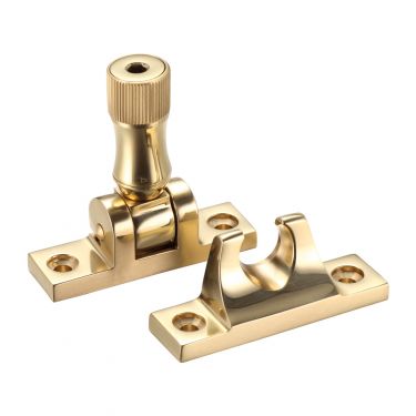 Click Here To Enlarge This Photo Of FB32LCK - Zoo Hardware Fulton & Bray Brighton Pattern Sash Fastener &lpar;Locking&rpar; Polished Brass