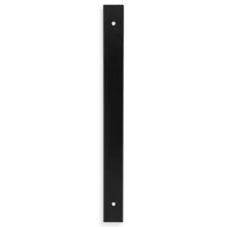 AWBP192BL - Alexander & Wilks Rectangular Cabinet Pull Backplate 232mm x 22mm &lpar;192mm c&sol;c&rpar; - Matt Black