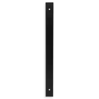 AWBP224BL - Alexander & Wilks Rectangular Cabinet Pull Backplate 264mm x 22mm &lpar;224mm c&sol;c&rpar; - Matt Black