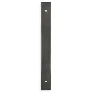 AWBP160DBZPVD - Alexander & Wilks Rectangular Cabinet Pull Backplate 200mm x 22mm &lpar;160mm c&sol;c&rpar; - Dark Bronze PVD