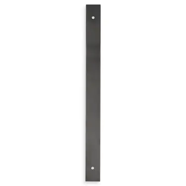 Click Here To Enlarge This Photo Of AWBP224DBZPVD - Alexander & Wilks Rectangular Cabinet Pull Backplate 264mm x 22mm &lpar;224mm c&sol;c&rpar; - Dark Bronze PVD