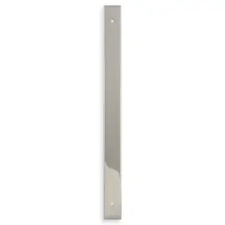 AWBP224PN - Alexander & Wilks Rectangular Cabinet Pull Backplate 264mm x 22mm &lpar;224mm c&sol;c&rpar; - Polished Nickel