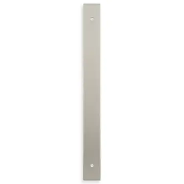 Click Here To Enlarge This Photo Of AWBP192SN - Alexander & Wilks Rectangular Cabinet Pull Backplate 232mm x 22mm &lpar;192mm c&sol;c&rpar; - Satin Nickel