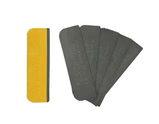 100mm x 30mm x 1mm &lpar;Self Adhesive&rpar; Radius Intumescent Hinge Pad &lpar;FD30&rpar;