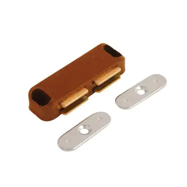 Click Here To Enlarge This Photo Of 8264 - Chase Hardware Brown Double Magnetic Catch &lpar;6kg&rpar;
