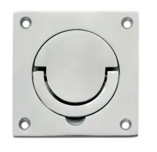 SCH&period;SSS Newstar BARY&reg; 89mm x 89mm Squash Court Flush Handle - Satin Stainless Steel