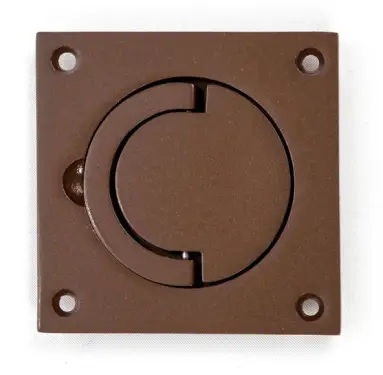 Click Here To Enlarge This Photo Of SCH&period;BRZ Newstar BARY&reg; 89mm x 89mm Squash Court Flush Handle - Bronze