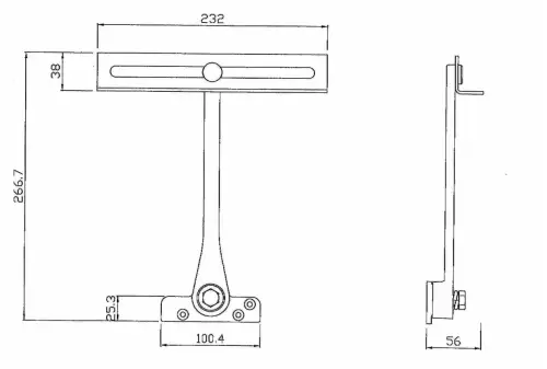 Click Here To Enlarge This Photo Of 930001&period;PCP Newstar BARY&reg; Surface Limiting Stay - Polished Chrome