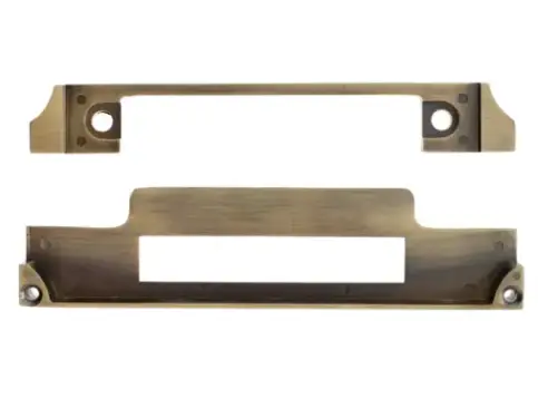 Click Here To Enlarge This Photo Of Atlantic - ALKREBSEAB Atlantic Euro Sashlock Rebate Kit &lpar;minimum 45mm doors&rpar; - Antique Brass