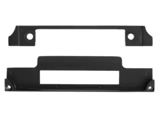 Atlantic - ALKREBSEMB Atlantic Euro Sashlock Rebate Kit &lpar;minimum 45mm doors&rpar; - Matt Black