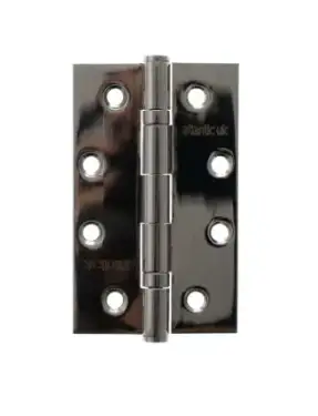 Click Here To Enlarge This Photo Of Atlantic - AH42525BN Slim Knuckle Ball Bearing Hinges 4&Prime; x 2&period;5&Prime; x 2&period;5mm &ndash; Black Nickel