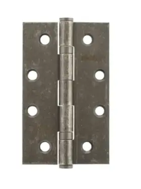 Click Here To Enlarge This Photo Of Atlantic - AH42525DS Slim Knuckle Ball Bearing Hinges 4&Prime; x 2&period;5&Prime; x 2&period;5mm &ndash; Distressed Silver