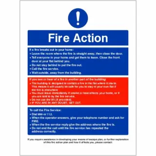 Rigid Plastic &lpar;1mm&rpar; Personal Emergency Evacuation Plan PEEP Sign