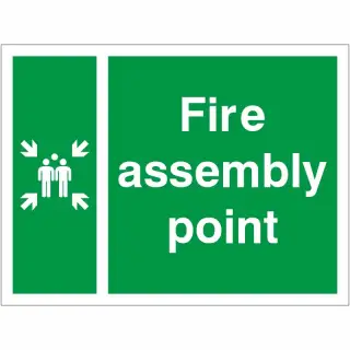 Rigid Plastic &lpar;2mm&rpar; Fire Assembly Muster Point Sign