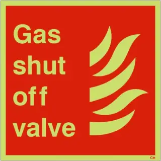 Photoluminescent &lpar;Glow in the Dark&rpar; Rigid Plastic &lpar;Class C&rpar; In The Event Of Fire Lift Cover And Activate The Alarm Sign - 100mm x 100mm
