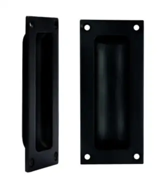Click Here To Enlarge This Photo Of FB90PVDDB - Zoo Hardware Fulton & Bray Flush Pull - 102 x 45mm &lpar;13mm Depth&rpar; PVD Dark Bronze