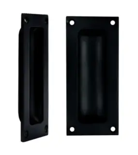 FB90PVDDB - Zoo Hardware Fulton & Bray Flush Pull - 102 x 45mm &lpar;13mm Depth&rpar; PVD Dark Bronze