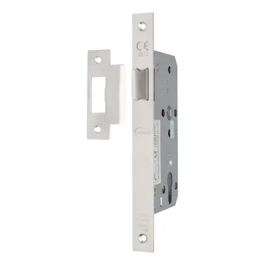 Click Here To Enlarge This Photo Of Eclipse 71411 DIN Latch 60mm - &lpar;22mm Square Forend&rpar; - Satin Stainless Steel