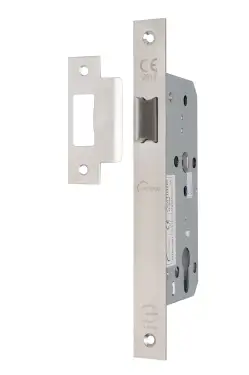 Click Here To Enlarge This Photo Of Eclipse 71431 DIN Latch 55mm - &lpar;24mm Square Forend&rpar; - Satin Stainless Steel