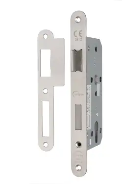 Click Here To Enlarge This Photo Of Eclipse 71440 DIN Euro Sashlock 55mm - &lpar;24mm Radius Forend&rpar; - Satin Stainless Steel