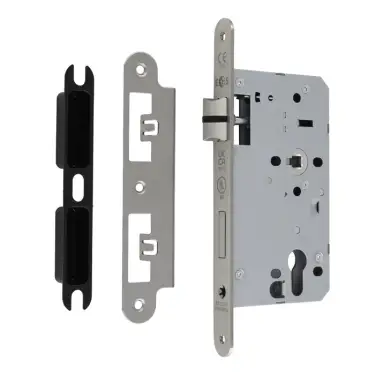Click Here To Enlarge This Photo Of DLX7260EPSSS&sol;R - Carlisle Brass Eurospec DIN Euro Sashlock 60mm Backset &lpar;Radius Forend&rpar; - Satin Stainless Steel