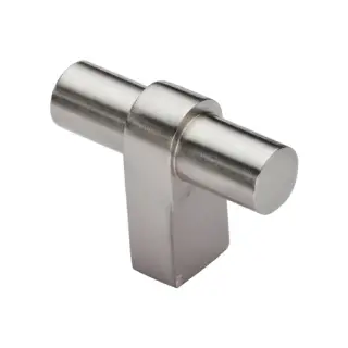 C2482-SN Heritage Brass Industrial T-Bar Cabinet Knob Satin Nickel Finish