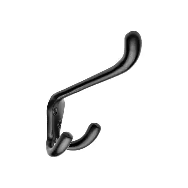 Click Here To Enlarge This Photo Of V1058-BKMT Heritage Brass Hat and Coat Hook  Matt Black Finish
