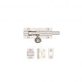 FB55PN - Zoo Hardware Fulton & Bray Architectural Barrel Bolt 75mm x 30mm Polished Nickel