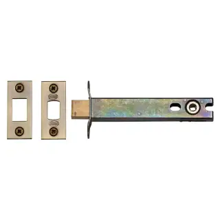 YKBDB5N-AT M&period;Marcus York Architectural Tubular Bathroom Deadbolt 5" Antique Brass Finish