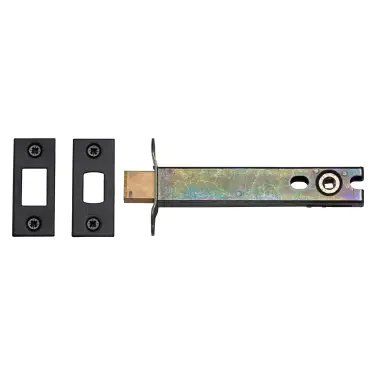Click Here To Enlarge This Photo Of YKBDB5N-BLK M&period;Marcus York Architectural Tubular Bathroom Deadbolt 5" Matt  Black Finish