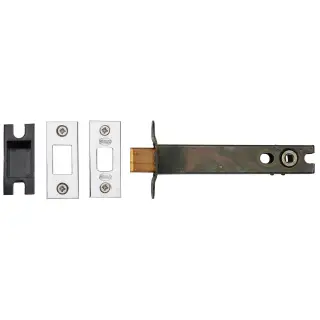 YKBDB5N-PC&PN M&period;Marcus York Architectural Tubular Bathroom Deadbolt 5" Polished Chrome Finish