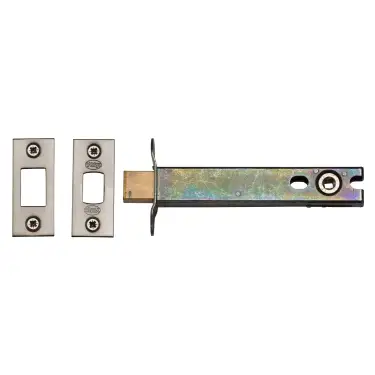 Click Here To Enlarge This Photo Of YKBDB5N-SN&SC M&period;Marcus York Architectural Tubular Bathroom Deadbolt 5" Satin Chrome Finish