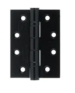 AR8180-BLK-A1 Hoppe Arrone 102mm x 76mm x 3mm Grade 13 Ball Bearing Butt Hinges - Matt Black &lpar;50012903&rpar;