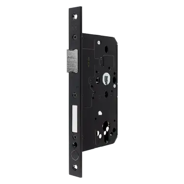 Click Here To Enlarge This Photo Of AR910-S-60-BLK Hoppe Arrone DIN Mortice Sashlock Case Square Forend &lpar;60mm Backset&rpar; - Matt Black &lpar;50015448&rpar;